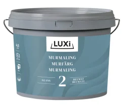 Murmaling|Tak-, Mur- & Sokkelmaling^Luxi Murmaling 4,5 liter - Kalkhvit