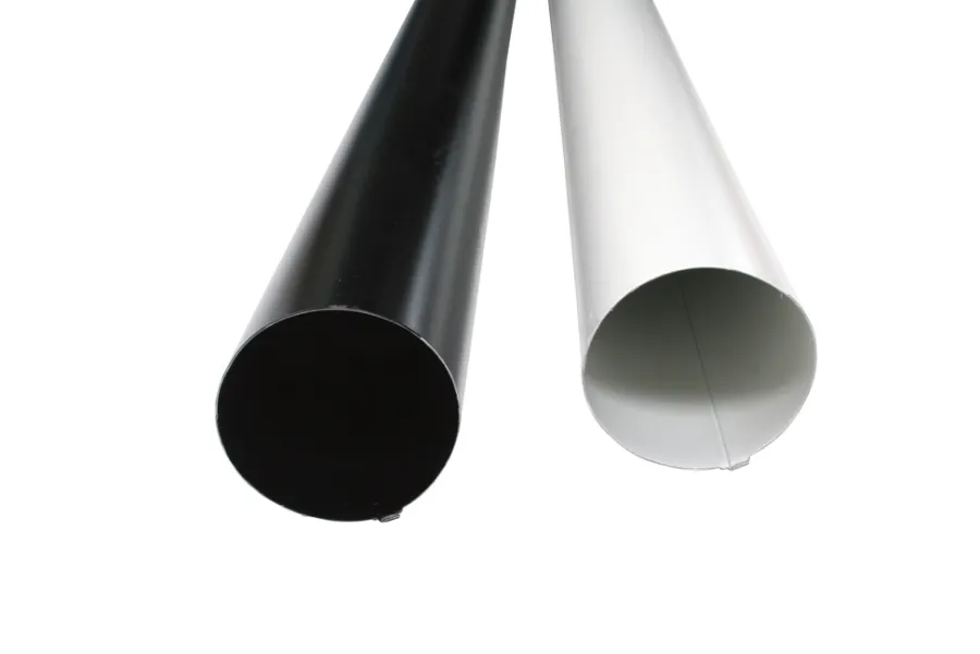 Takrenner^Rias Nedløpsrør 90 x 2500 mm Hvit