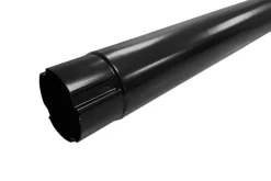 Takrenner^ Nedløpsrør 90 x 4000 mm Svart