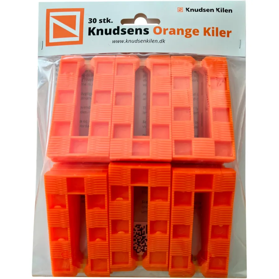 Kiler^Knudsen Kilen Oransje kile - 30 stk