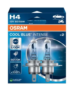 Bilpærer^Osram bilpære H4 Cool Blue Intense - 2 stk.