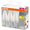 Led-Pærer^Osram LED Base mignon E14 4 W 3-pk