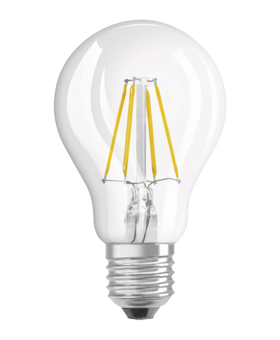 Led-Pærer^Osram LED Base standardpære E27 4 W 2-pk