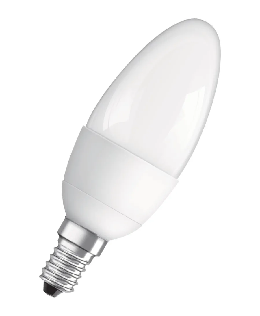 Led-Pærer^Osram LED mignon E14 4,9 W 3-pk.
