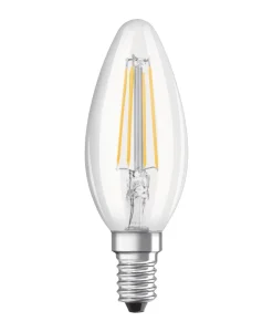 Led-Pærer^Osram LED sparepære E14 4 W 2-pk.