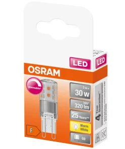 Led-Pærer^Osram LED Star Pin 230 V stiftpære G9 3 W
