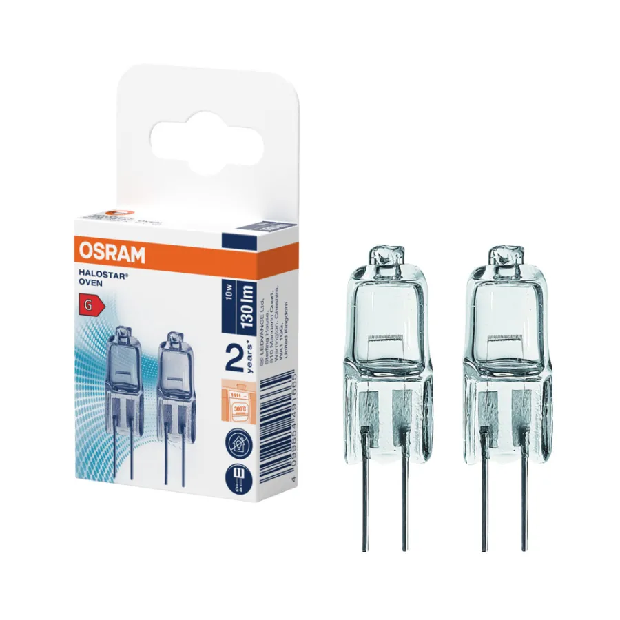 Glødepærer^Osram ovnspære G4 10 W 2-pk.