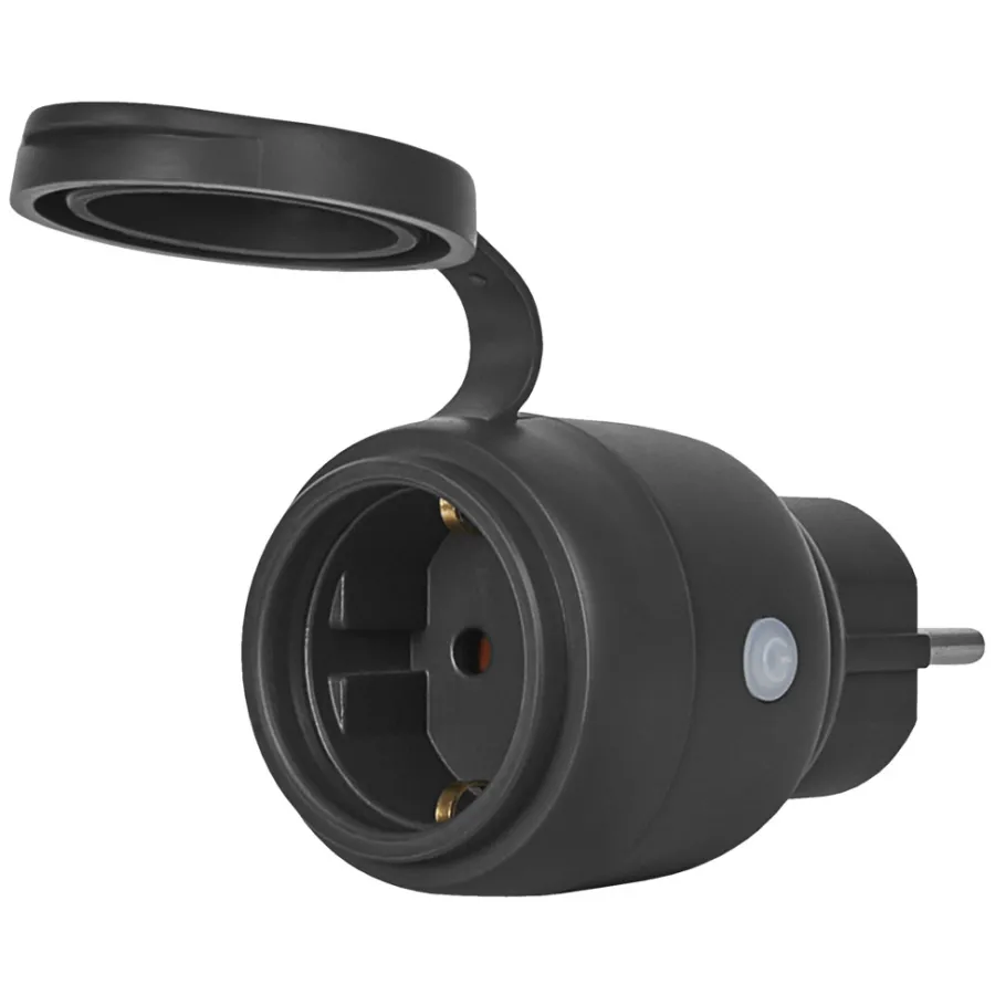 Smart Stikkontakter & Sensorer|Grenuttak & Skjøteledninger^Osram SMART+ Compact Plug EU energimåler Svart
