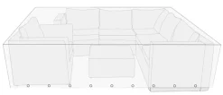 Overtrekk Til Parasoller & Hagemøbler^Sunlife Overtrekk til loungemøbelsett L260 x B260 x H65 cm - ®