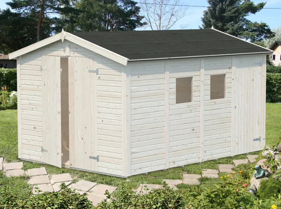 Redskapsboder|Hytter & Boder^Palmako redskapsbod Aksel 3 - 9,9 m² 273 x 370 cm