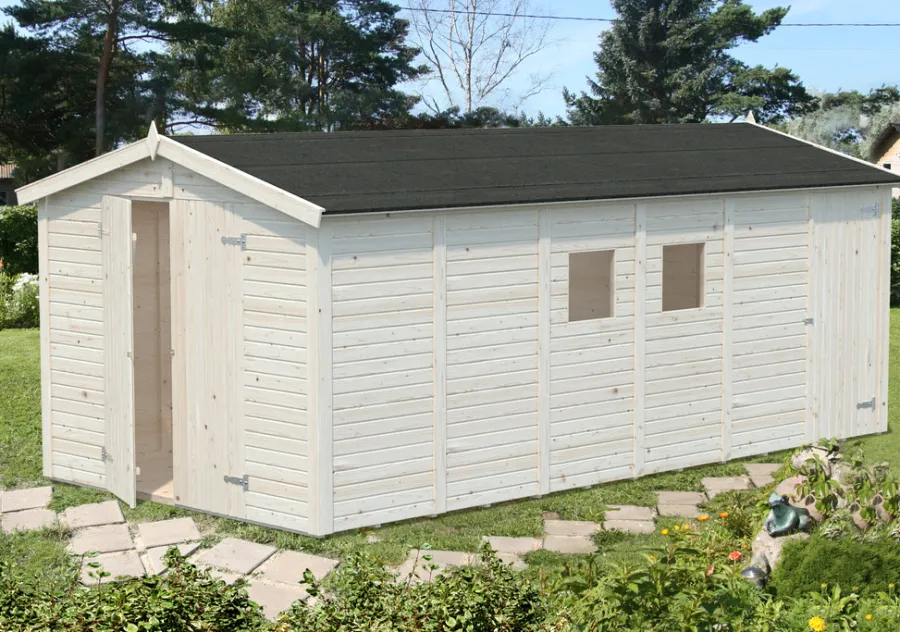 Redskapsboder|Hytter & Boder^Palmako redskapsbod Aksel 4 - 14,7 m² 273 x 550 cm