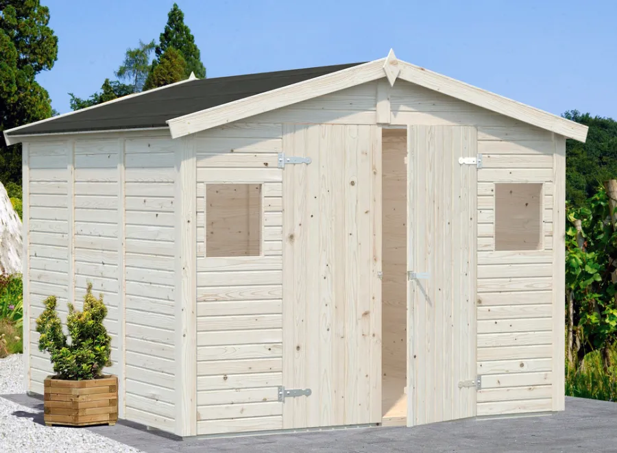 Redskapsboder|Hytter & Boder^Palmako redskapsbod Aksel 2 - 7,5 m² 273 x 280 cm