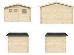 Redskapsboder|Hytter & Boder^Palmako redskapsbod Lotta 5,6 m² 320 x 205 cm