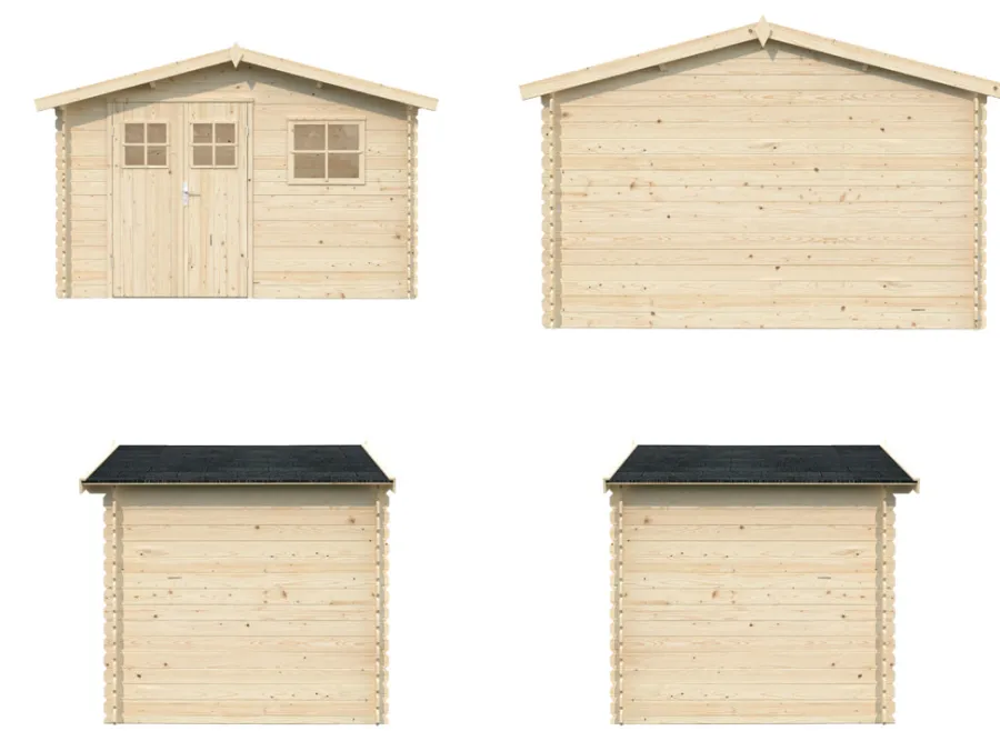Redskapsboder|Hytter & Boder^Palmako redskapsbod Lotta 5,6 m² 320 x 205 cm