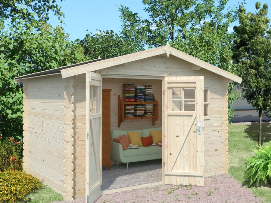 Redskapsboder|Hytter & Boder^Palmako redskapsbod Lotta 5,6 m² 320 x 205 cm
