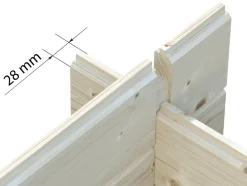 Redskapsboder^Palmako redskapsbod Petra 2 – 296 x 296 cm