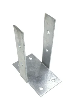 Stolper & Påler^Palmako stolpefot med plate 90 x 90 mm