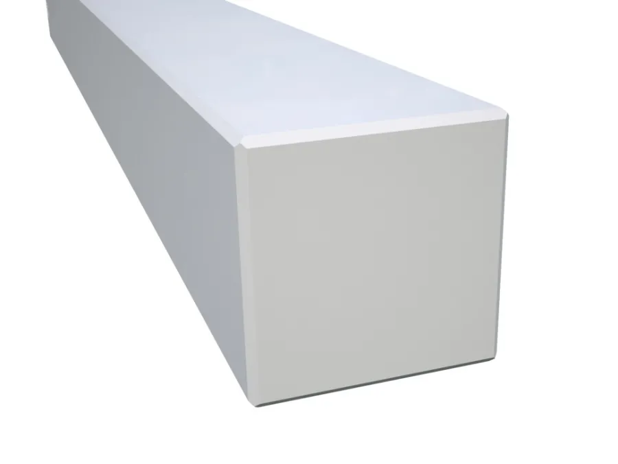 Stolper & Påler^Palmako stolpe 90 x 90 x 1000 mm Hvit (RAL 9016)