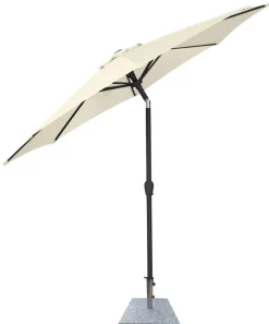 Sesongavslutning|Parasoller Og Markiser^Sunlife Parasoll Arizona beige m/sveiv og tilt Ø300 - ® Beige duk og svart stang