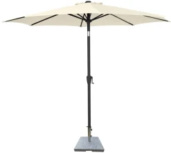 Sesongavslutning|Parasoller Og Markiser^Sunlife Parasoll Arizona beige m/sveiv og tilt Ø300 - ® Beige duk og svart stang