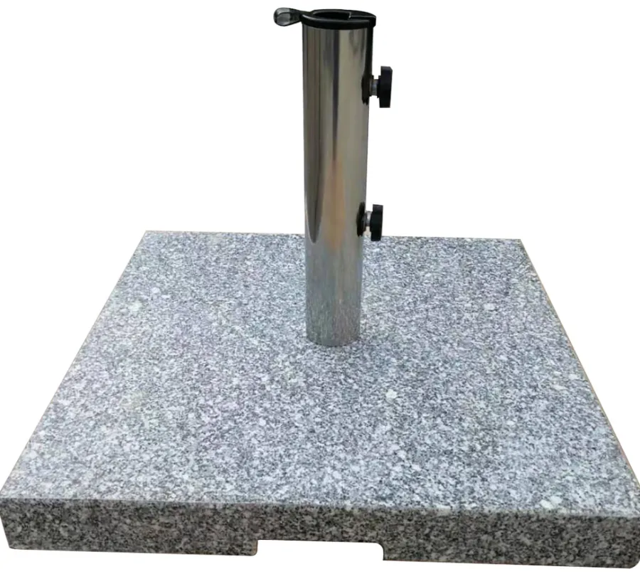 Sesongavslutning|Parasoller Og Markiser^Sunlife Parasollfot Freetown 50 x 50 x 6 cm grå granitt - ®