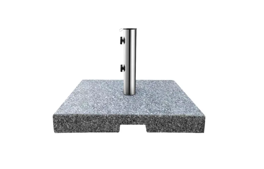 Sesongavslutning|Parasoller Og Markiser^Sunlife Parasollfot Freetown 50 x 50 x 6 cm grå granitt - ®