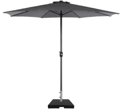 Sesongavslutning|Parasoller Og Markiser^Sunlife Parasollfot Freetown 50x50x6 cm svart granitt - ®