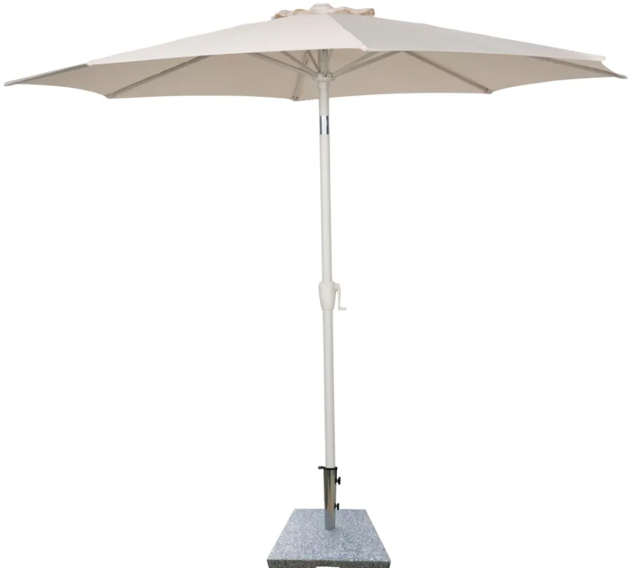 Sesongavslutning|Parasoller Og Markiser^Sunlife Parasoll Nevada grå m/sveiv & tilt Ø 300 cm - ® Sandgrå