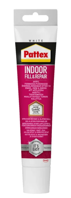 Akryl^Pattex Akrylfuge Fill & Repair 50 ml Hvit