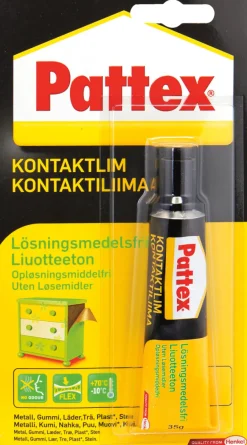 Superlim^Pattex kontaktlim løsemiddelfri 35 gram