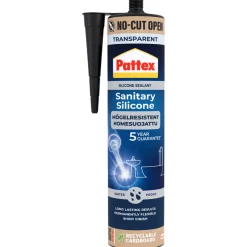 Silikon^Pattex sanitærsilikon transparent 280 ml