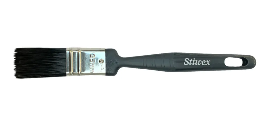 Pensler^Stiwex Pensel flat 25 mm gjenbruksplast -