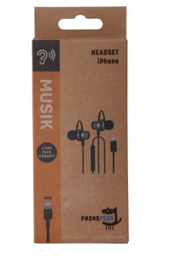 Lyd & Tilbehør Til Mobiltelefoner^PhoneFood headset med lightning stikk