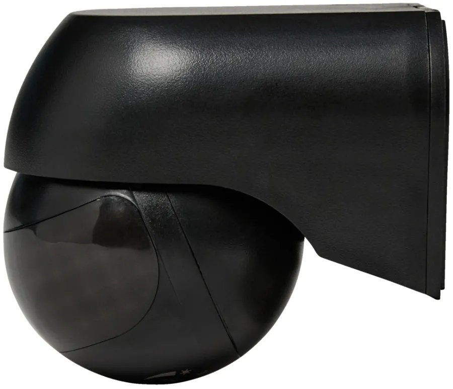 Sensorer^Elworks PIR-sensor 180° innendørs/utendørs – Svart