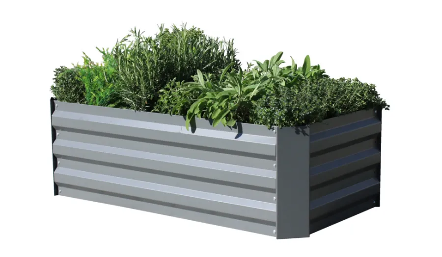 Plantebord & Høybed^Gardenlife Land Plantekasse Easy S galvanisert 95 x 52 cm