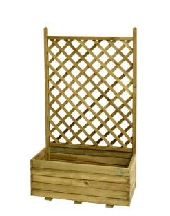 Plantebord & Høybed^ Plantekasse med espalier