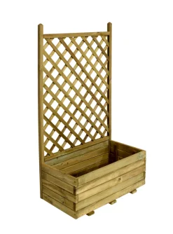 Plantebord & Høybed^ Plantekasse med espalier