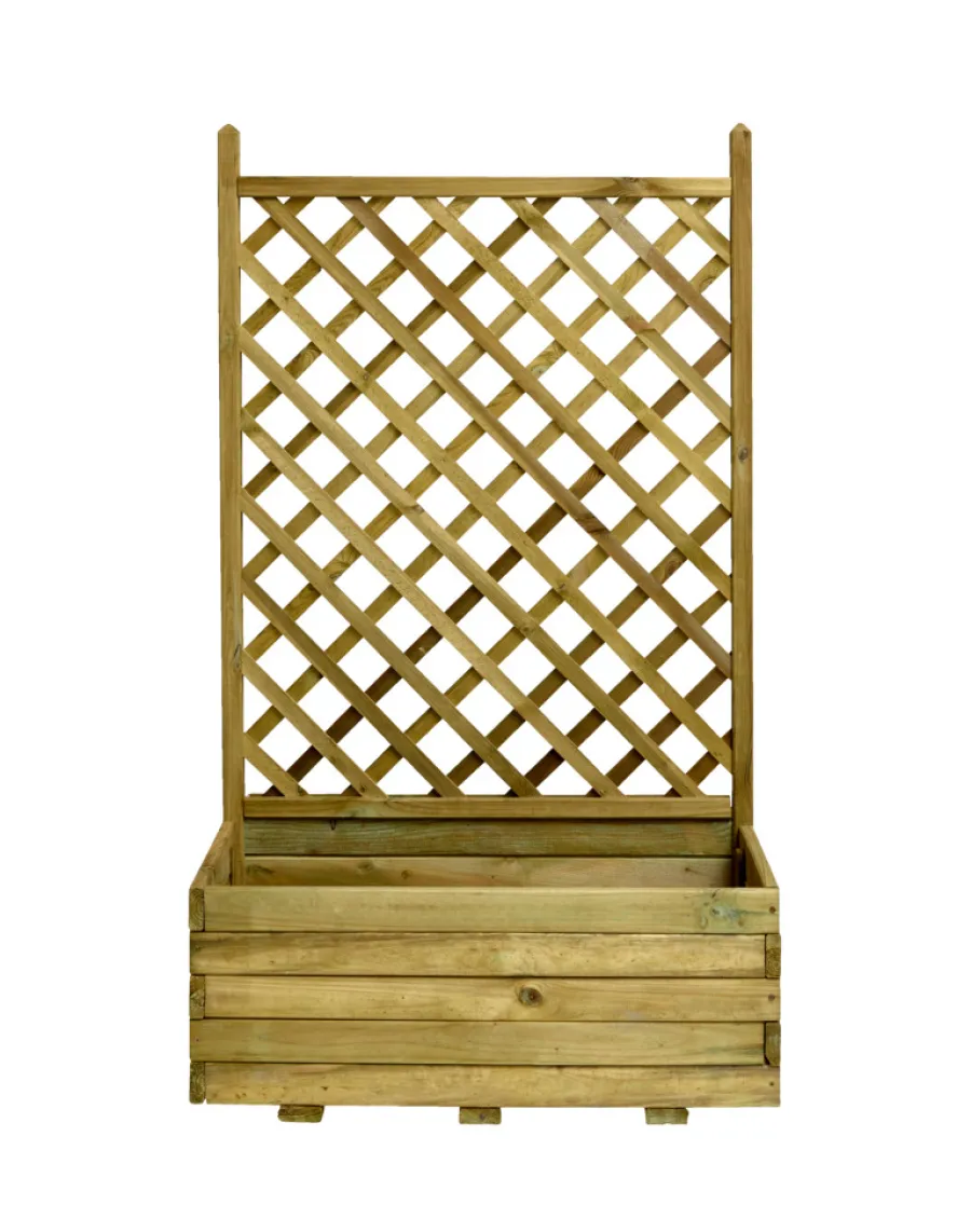 Plantebord & Høybed^ Plantekasse med espalier