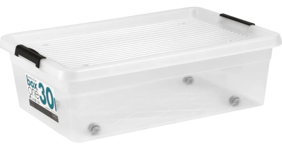 Oppbevaring^Plast1 bedroller m/lokk klar - BoxOne 30