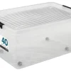 Oppbevaring^Plast1 oppbevaringsboks m/lokk klar - BoxOne 40