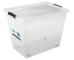 Oppbevaring^Plast1 plastboks m/lokk klar - BoxOne 80
