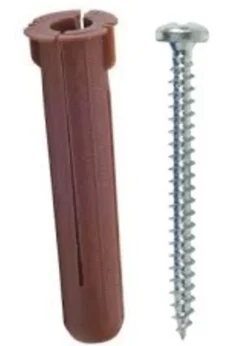 Plugger & Dybler^Heco Plastplugg inkl. skrue 8 x 40 mm