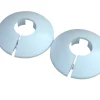 Vvs-Artikler^ Plastrosett 3/8" hvit - 2 stk.
