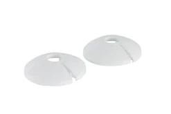 Vvs-Artikler^ Plastrosett 12 mm hvit - 2 stk.