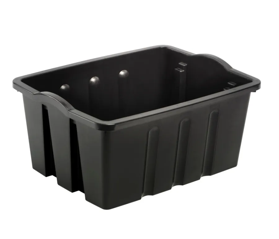 Oppbevaring^Plast1 stablekasse svart StackBox 13