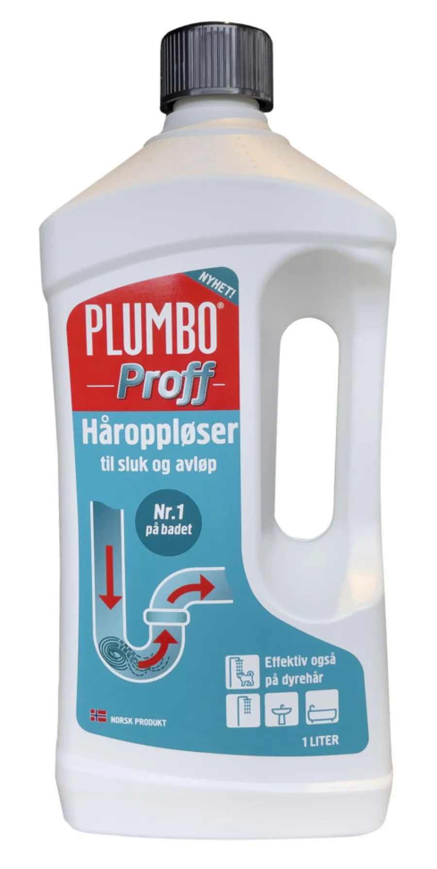 Rengjøringsmidler^Plumbo håroppløser 1 liter