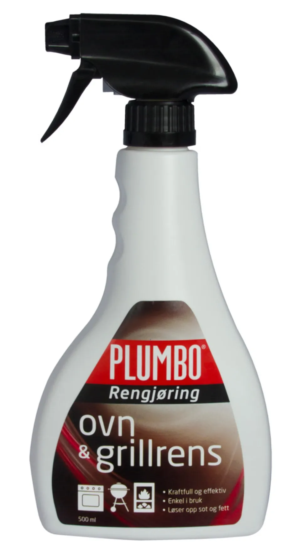 Rengjøringsmidler^Plumbo Ovn & Grillrens 500 ml
