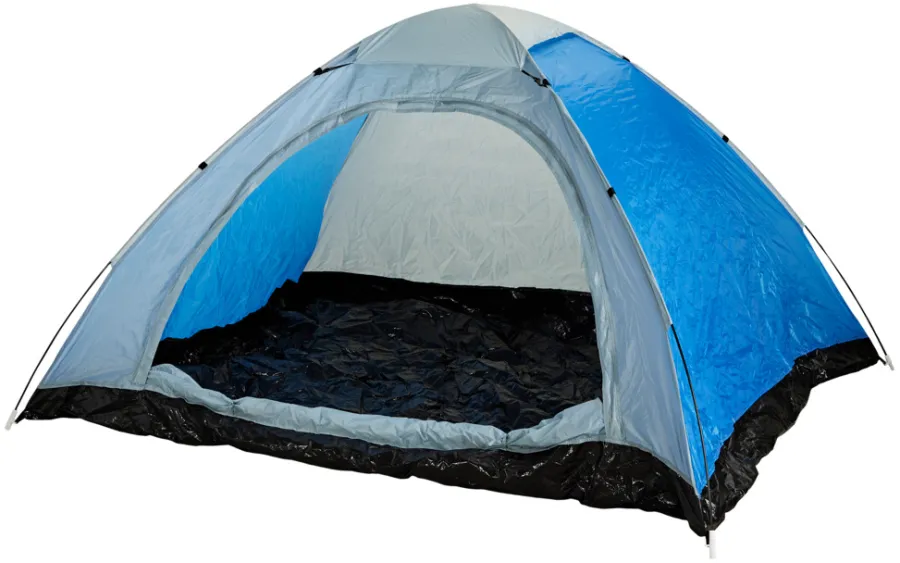 Sesongavslutning|Telt & Campingmøbler^Sunlife Pop-up telt 3-personers Nice - ® Blå duk/svart bunn