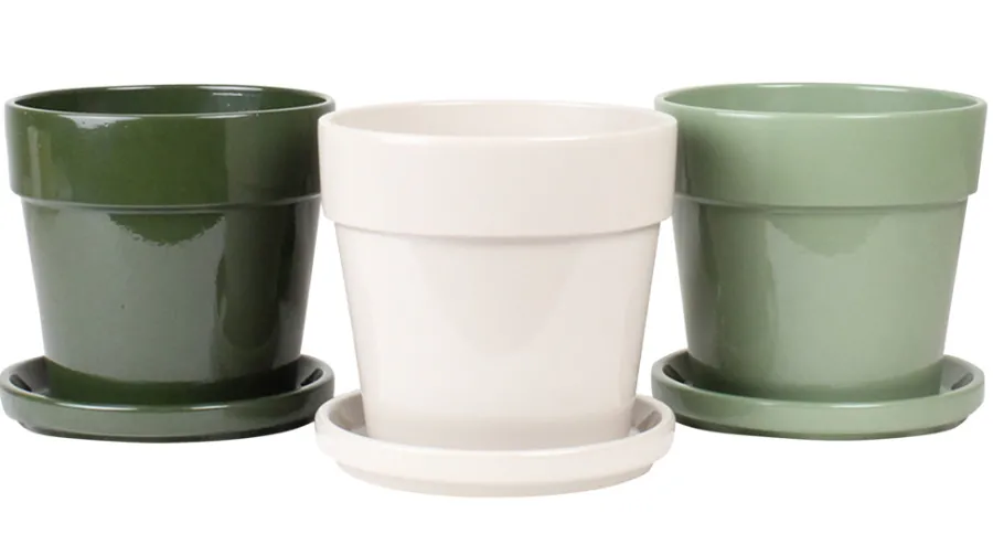Krukker^Scan-Pot Potte Calima mørkegrønn Ø28 cm