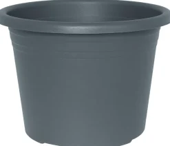 Krukker^ Potte Cylindro plast Ø40 cm Grå